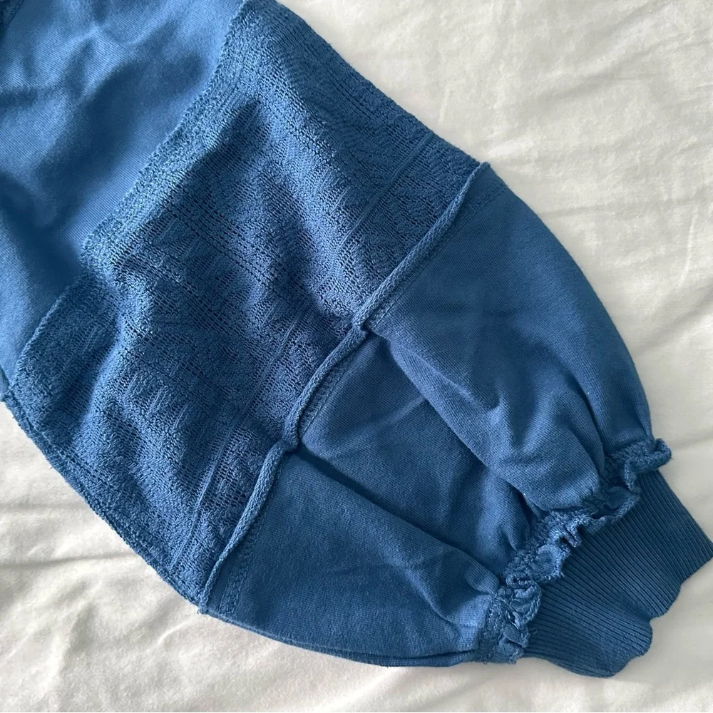 NWT Anthropologie lace balloon sleeve top